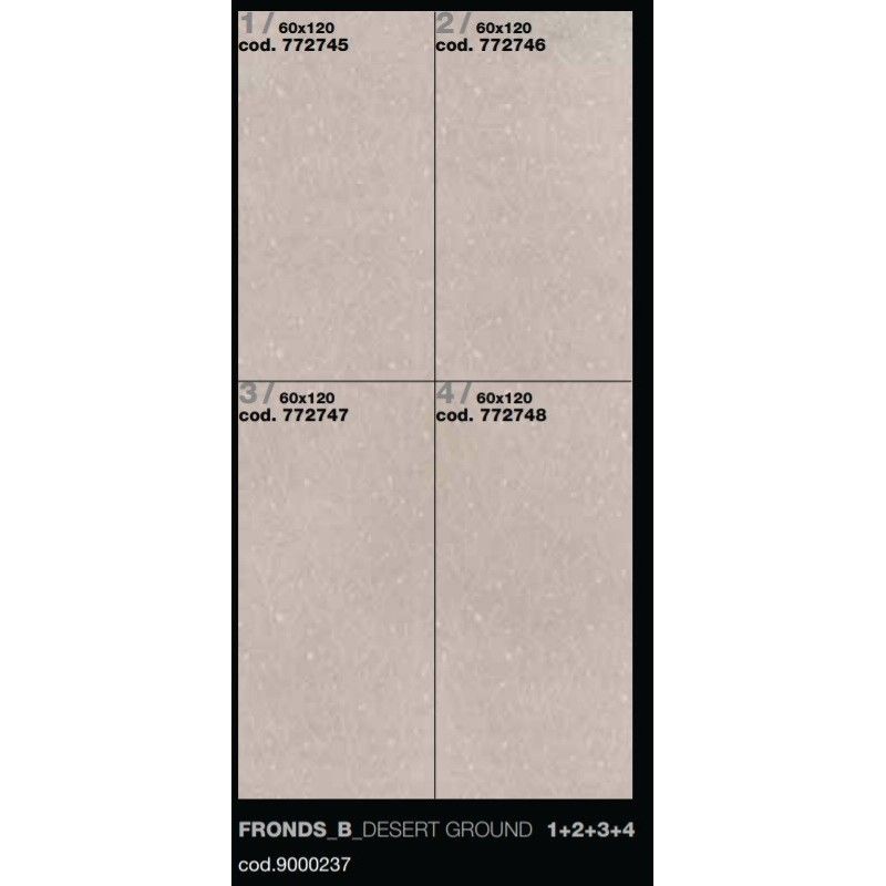 EARTHTECH/ DECORS COMFORT   FRONDS B2  6MM 60X120  AJUSTEE  SUR DEMANDE  - Floor Gres 772750 FLORIM ARCHITECTURAL DESIGN - 1