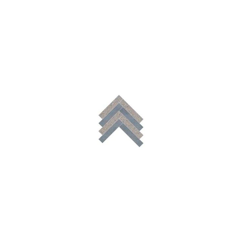 MATCH UP 48x24  DECORO ZIG ZAG EARL GREY BLURBERRY COMFORT 10MM  - Cerim 772838 FLORIM CONTEMPORARY DESIGN - 1