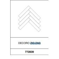 MATCH UP  48x24  DECORO  ZIG ZAG_10MM ON DEMAND  - Cerim 772839 FLORIM CONTEMPORARY DESIGN - 1
