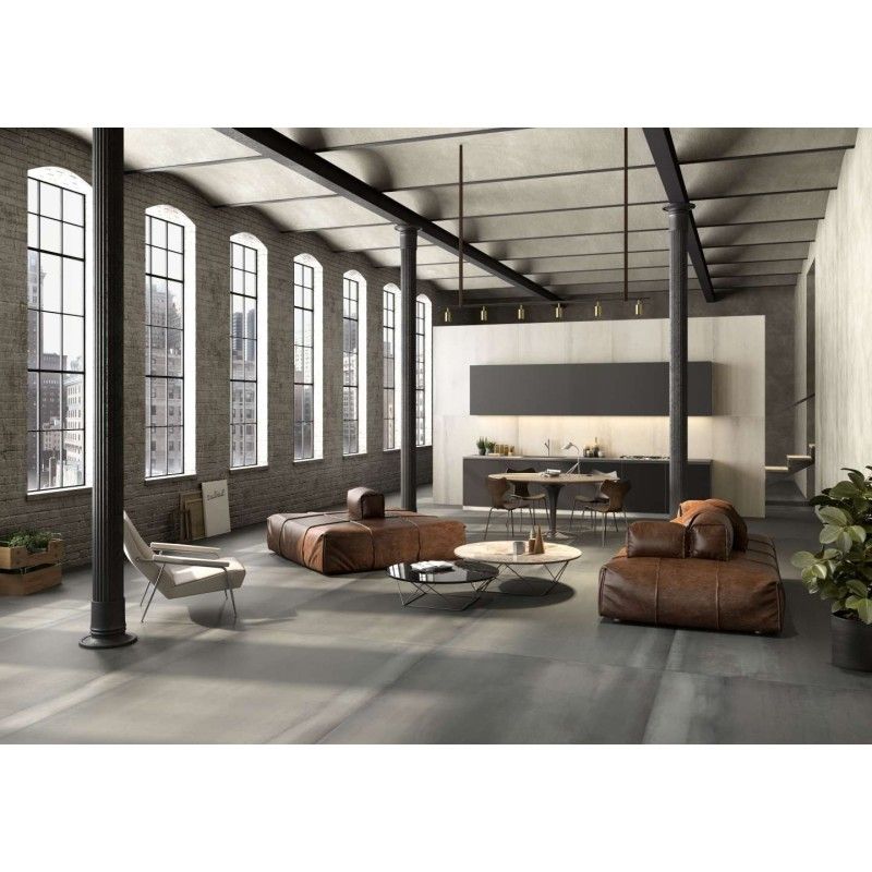 GREAT METALS (PG) 75X37,5 STEEL SLEEK - Graniti Fiandre P7537127 GRANITI FIANDRE - 1