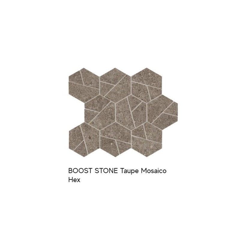 BOOST STONE Taupe Mosaico Hex 25,28,5 - Atlas Concorde A7CX CERAMICHE ATLAS CONCORDE - 1