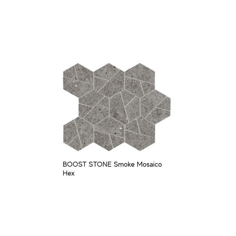 BOOST STONE Smoke Mosaique Hex 25,28,5    - Atlas Concorde A7C0 CERAMICHE ATLAS CONCORDE - 1