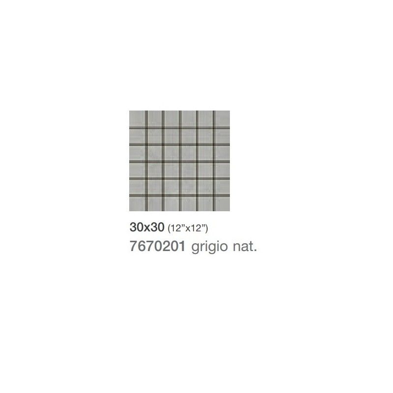 NEUTRA GRIGIO MOSAIK 30X30 - Saime Ceramiche  7670201 SAIME CERAMICHE - 1