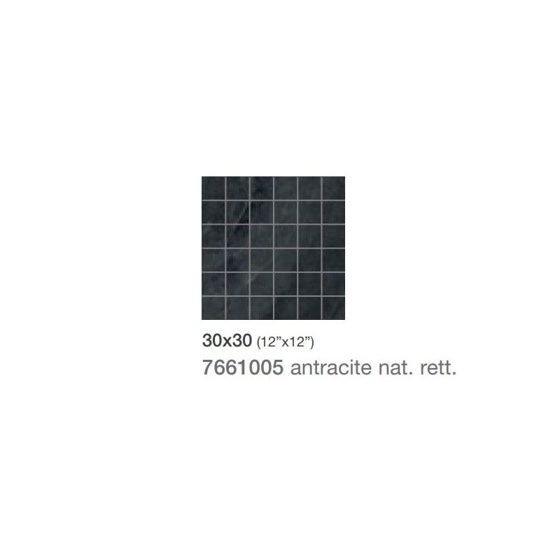 TITANO ANTRACITE NAT MOSAIK 30X30 - Saime Ceramiche  7661005 SAIME CERAMICHE - 1