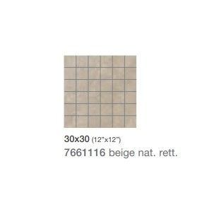 TITANO BEIGE NAT MOSAIQUE 30X30 - Saime Ceramiche  7661116 SAIME CERAMICHE - 1