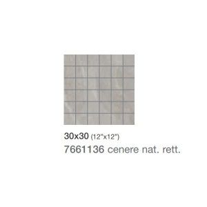 TITANO CENERE NAT MOSAIQUE 30X30 - Saime Ceramiche  7661136 SAIME CERAMICHE - 1