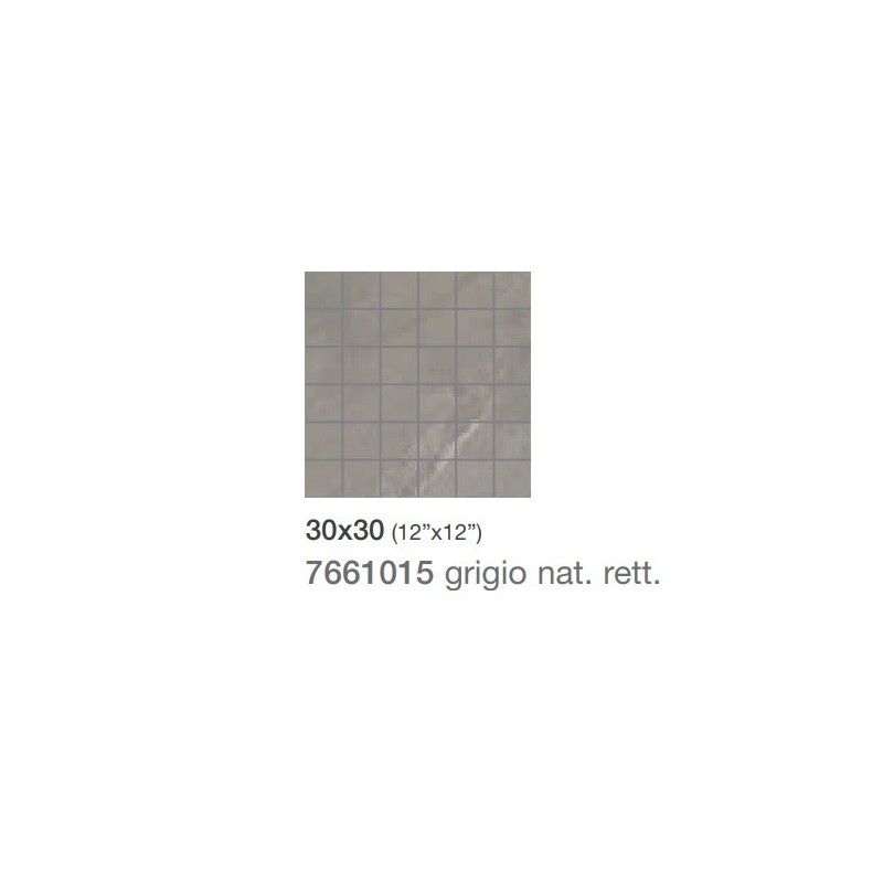 TITANO GRIGIO NAT MOSAIK 30X30 - Saime Ceramiche  7661015 SAIME CERAMICHE - 1