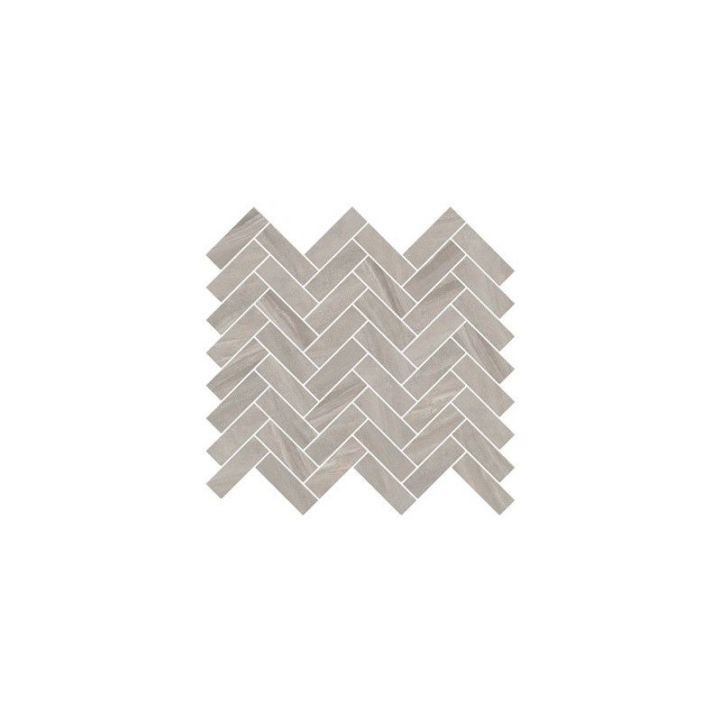 LIME-ROCK Grigio 28.5x32 Matt Textured Natural Mosaic - Ceramica d'Imola MK.LMRCK G CERAMICA D'IMOLA - 1