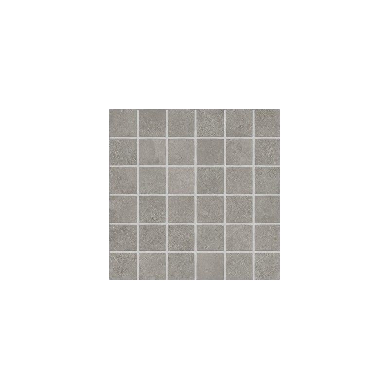 STONCRETE Argento 30x30 Matt Textured Natural Mosaic - Ceramica d'Imola MK.STCR 30AG CERAMICA D'IMOLA - 1