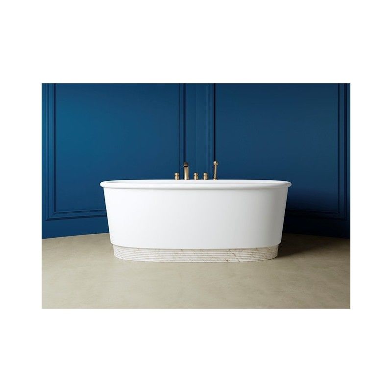 HOLIDAY Badewanne in White Tec Plus 175,7 x H: 66,5 x T: 89,7