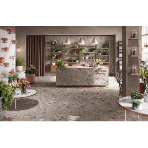 NORR RR 09 GRIGIO SCURO MULTICOLOR 60x60 20mm STRUCTURÉ  STRUTTURATO - MIRAGE  AYG5 MIRAGE - 1
