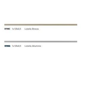 MIXED LISTELLO 5X120cm ALLUMINO - Ragno R9WA RAGNO  - 1