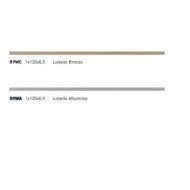 MIXED LISTELLO 5X120cm ALLUMINO - Ragno R9WA RAGNO  - 1