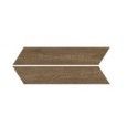 OSSIMORI MARRONE 11X54cm EXTRA MATT CHEVRON - Ragno R9SY RAGNO  - 1