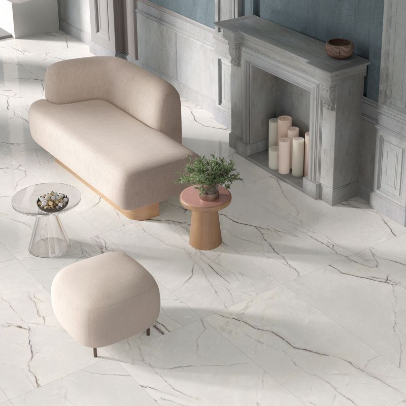 EPOQUE 21 LILAC WHITE ANTIQUE RETTIFICATO 60X120 - Ceramica Ariana PF60009343 DESVRES ARIANA - 1