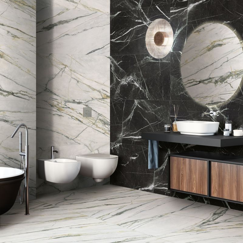 EPOQUE 21 CALACATTA BAMBOO ANTIQUE RETTIFICATO 60X120 - Ceramica Ariana PF60009344 DESVRES ARIANA - 1