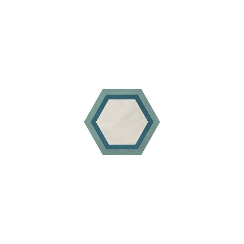 TERRA.ART CORNICE OCEANO/CIELO Hexagon  25x21,6 -Marca Corona  I413 CERAMICHE MARCA CORONA  - 1