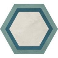 TERRA.ART CORNICE OCEANO/CIELO Hexagon  25x21,6 -Marca Corona  I413 CERAMICHE MARCA CORONA  - 1