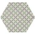 TERRA.ART ASTRO SABBIA/MENTA Hexagon  25x21,6 -Marca Corona  I418 CERAMICHE MARCA CORONA  - 1