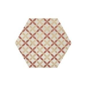 TERRA.ART ASTRO TRAMONTO/CREMA Hexagone  25x21,6 -Marca Corona  I425 CERAMICHE MARCA CORONA  - 1