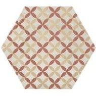 TERRA.ART ASTRO TRAMONTO/CREMA ESAGONA  25x21,6 -Marca Corona  I425 CERAMICHE MARCA CORONA  - 1