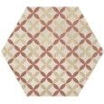 TERRA.ART ASTRO TRAMONTO/CREMA ESAGONA  25x21,6 -Marca Corona  I425 CERAMICHE MARCA CORONA  - 1