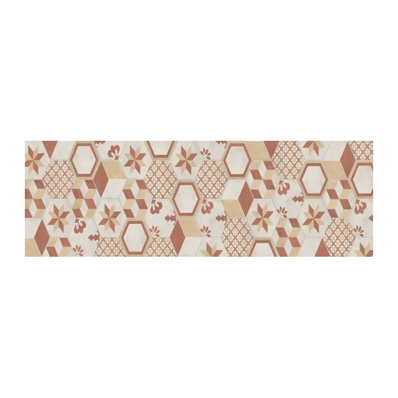 TERRA.ART MIX TRAMONTO/CREMA ESAGONA  25x21,6 -Marca Corona  I429 CERAMICHE MARCA CORONA  - 1