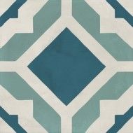 TERRA.ART GEOMETRICO OCEANO/CIELO 20x20 -Marca Corona  I382 CERAMICHE MARCA CORONA  - 1