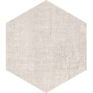TEXTILE IVORY Hexagon  25x21,6 -Marca Corona  D570 CERAMICHE MARCA CORONA  - 1
