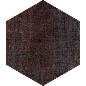 TEXTILE DARK Hexagone  25x21,6 -Marca Corona  D568 CERAMICHE MARCA CORONA  - 1