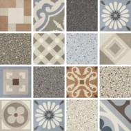 CEMENTINE RETRÒ_MIX 20X20 RETTIFICATO FIORANESE CERAMICHE - 1