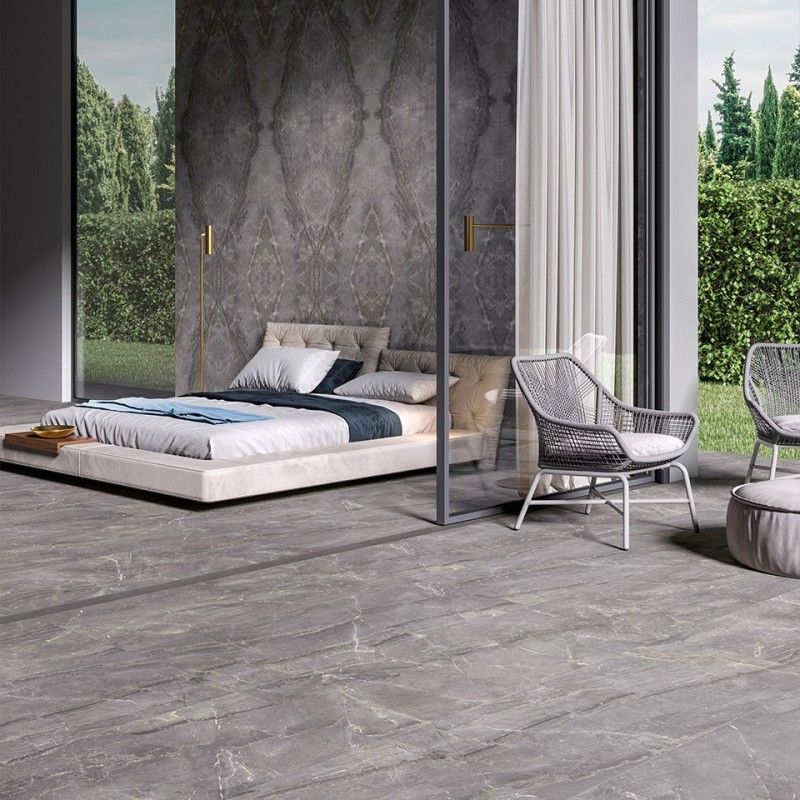 Sybil Silver Honed 120x120 - CERDOMUS 89123 CERDOMUS - 1