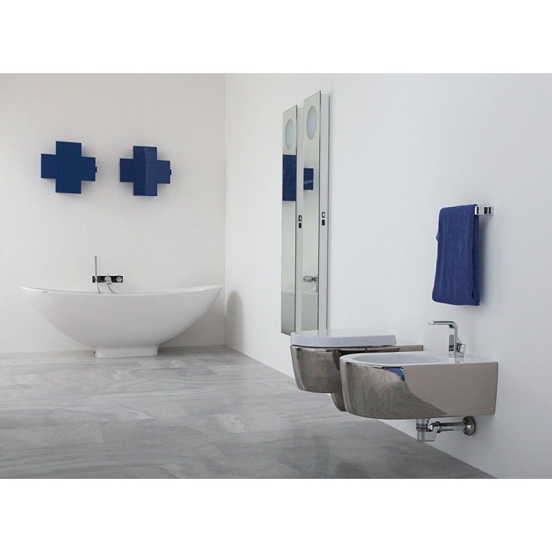BIDET SUSPENDU LINK DECOR PLATINO-BLANC - Ceramica Flaminia 