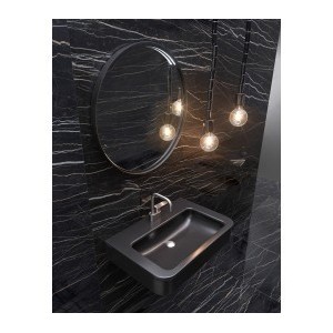  Miroir MADRE avec Lumière LED et Cadre Blanc Mat ou Noir Mat CERAMICA FLAMINIA