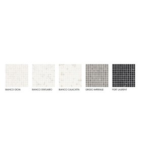 MARMOREA GRIGIO IMPERIALE MOSAICO 2,5X2,5 Lucidato/Rett.  Fioranese MM3MS1L FIORANESE CERAMICHE - 1