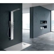 COLONNA DOCCIA Lama Acciaio  167x52x18 - Hafro - Geromin