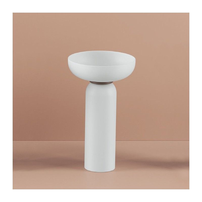 ARTCERAM JOLIE AUFSATZ / SÄULE WASCHBECKEN WEISS