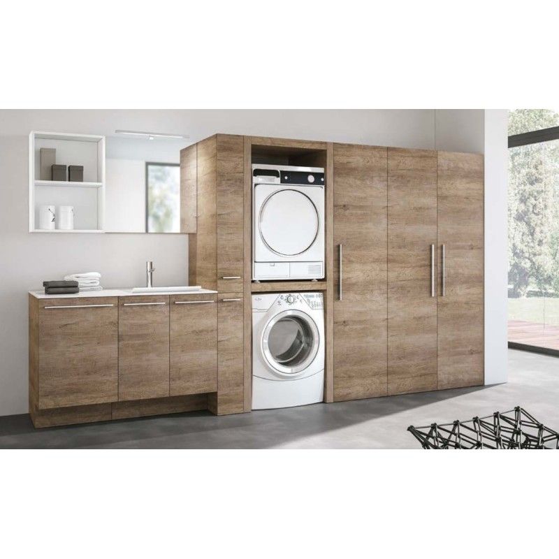 Wäscherei h200xl 365xp65 cm Zusammensetzung 405 Sherwood Tabacco 12 - Geromin