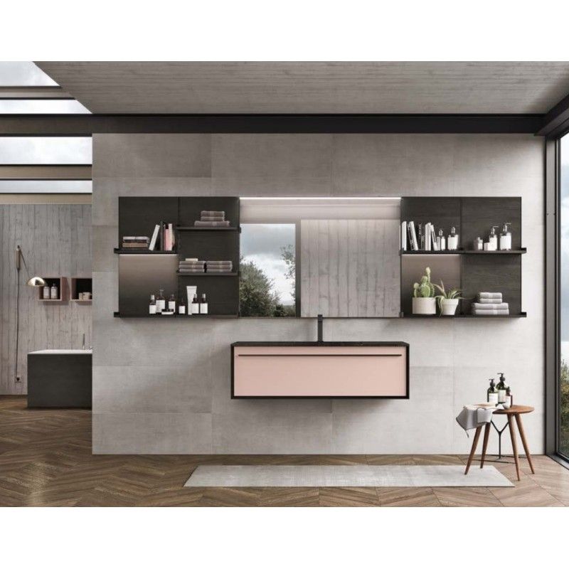 Suite Mobile Bagno H200xL300xP52,5 cm Composizione SUI 02 - Hafro - Geromin HAFRO-GEROMIN - 2
