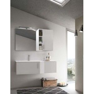 STR8 Badezimmerschrank H200xB120,6xP56 cm Zusammensetzung STR 03 - Hafro - Geromin