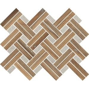 INFUSION OAK MOSAIQUE BRAID  25,5x33,5 -  J90586 Ceramiche Rondine CERAMICA RONDINE - 1