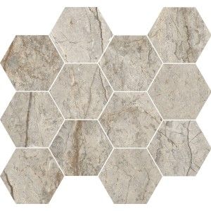 CANOVA OXFORD GREY MOSAIQUE ESAGONA  35x30,3 -  J88877 Ceramiche Rondine CERAMICA RONDINE - 1