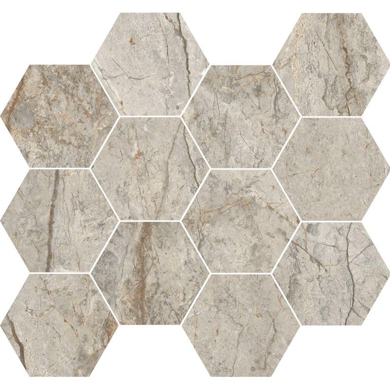 CANOVA OXFORD GREY MOSAIC ESAGONA  35x30,3 -  J88877 Ceramiche Rondine CERAMICA RONDINE - 1