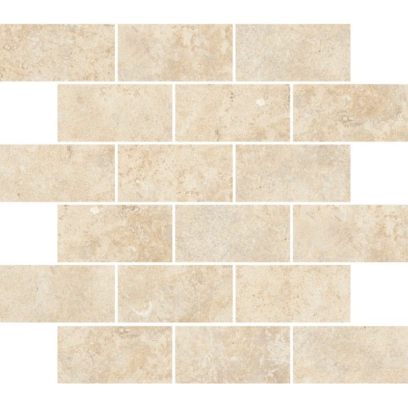 TERRE D'OTRANTO CREAM MOSAIC BRICK  30x30 -  J89150 Ceramiche Rondine CERAMICA RONDINE - 1