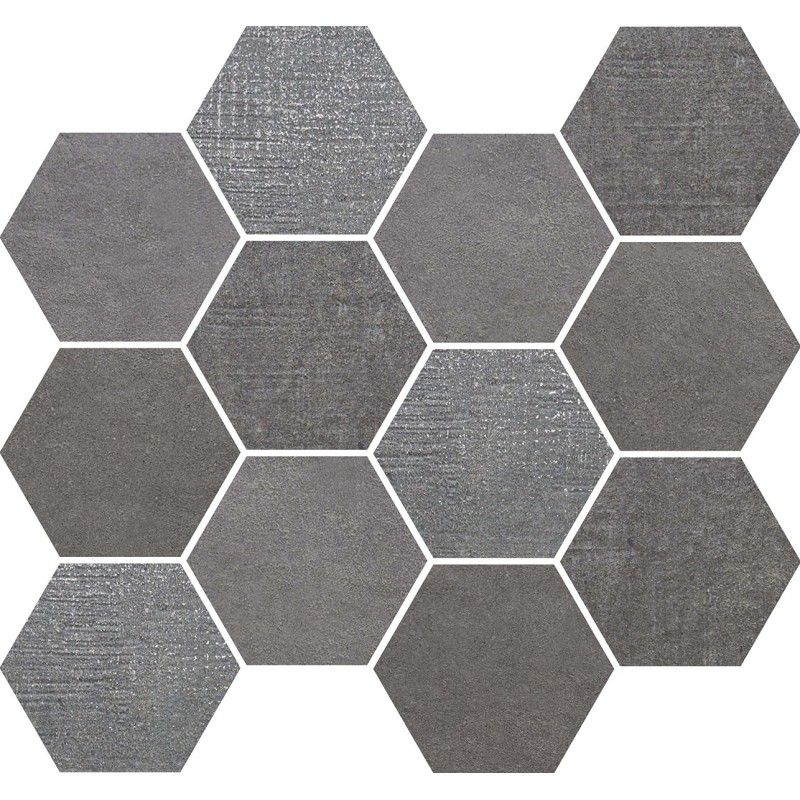 LOFT DARK MOSAIC ESAGONA  35x30,3 -  J89340 Ceramiche Rondine CERAMICA RONDINE - 1