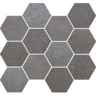 LOFT DARK MOSAIC ESAGONA  35x30,3 -  J89340 Ceramiche Rondine CERAMICA RONDINE - 1
