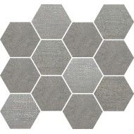 LOFT GREY MOSAIC ESAGONA  35x30,3 -  J89341 Ceramiche Rondine CERAMICA RONDINE - 1