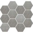 LOFT GREY MOSAIC ESAGONA  35x30,3 -  J89341 Ceramiche Rondine CERAMICA RONDINE - 1