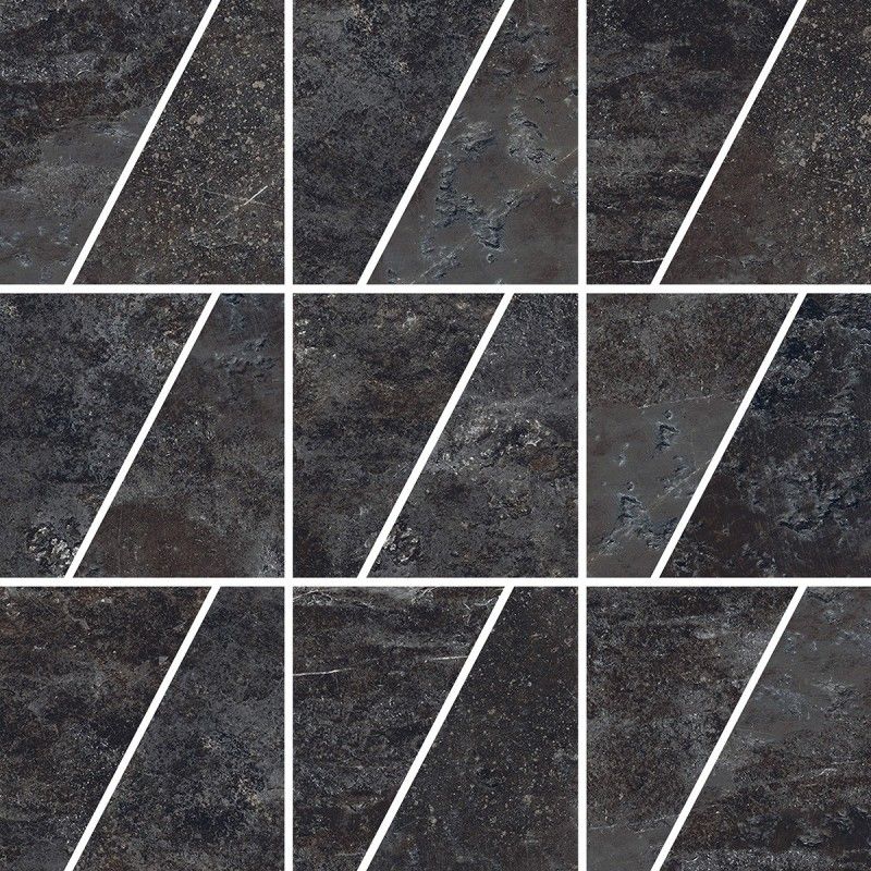 ARDESIE DARK MOSAIK TRAPEZIO  30x30 -  J87176 Ceramiche Rondine CERAMICA RONDINE - 1