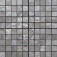 PIETRE DI FIUME ANTRACITE MOSAIC MIX  30x30 -  J86882 Ceramiche Rondine CERAMICA RONDINE - 1